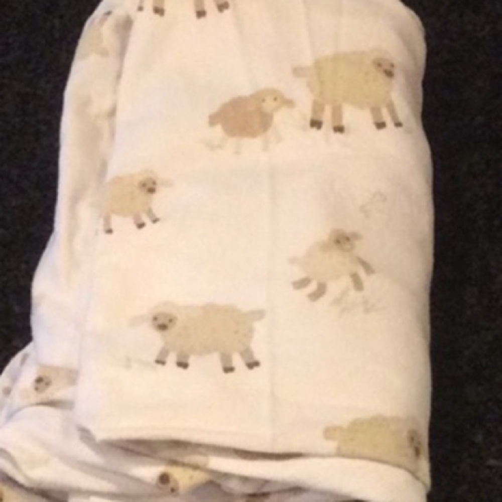 lamb flannel sheet